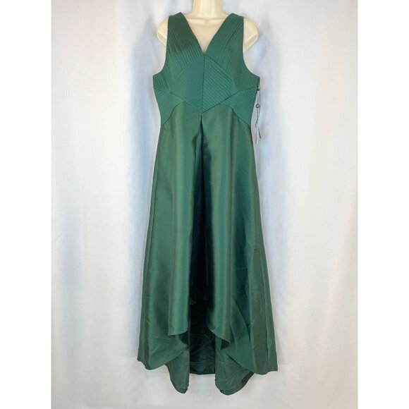 Adrianna Papell Emerald High-Low Dress - Picture 5 of 16